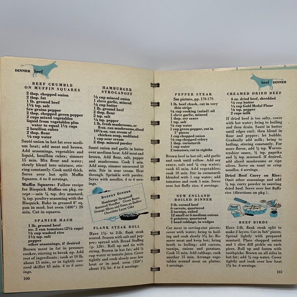 Betty Crocker Good and Easy Cook Book Spiral Bound Vintage - Picture 7 of 14